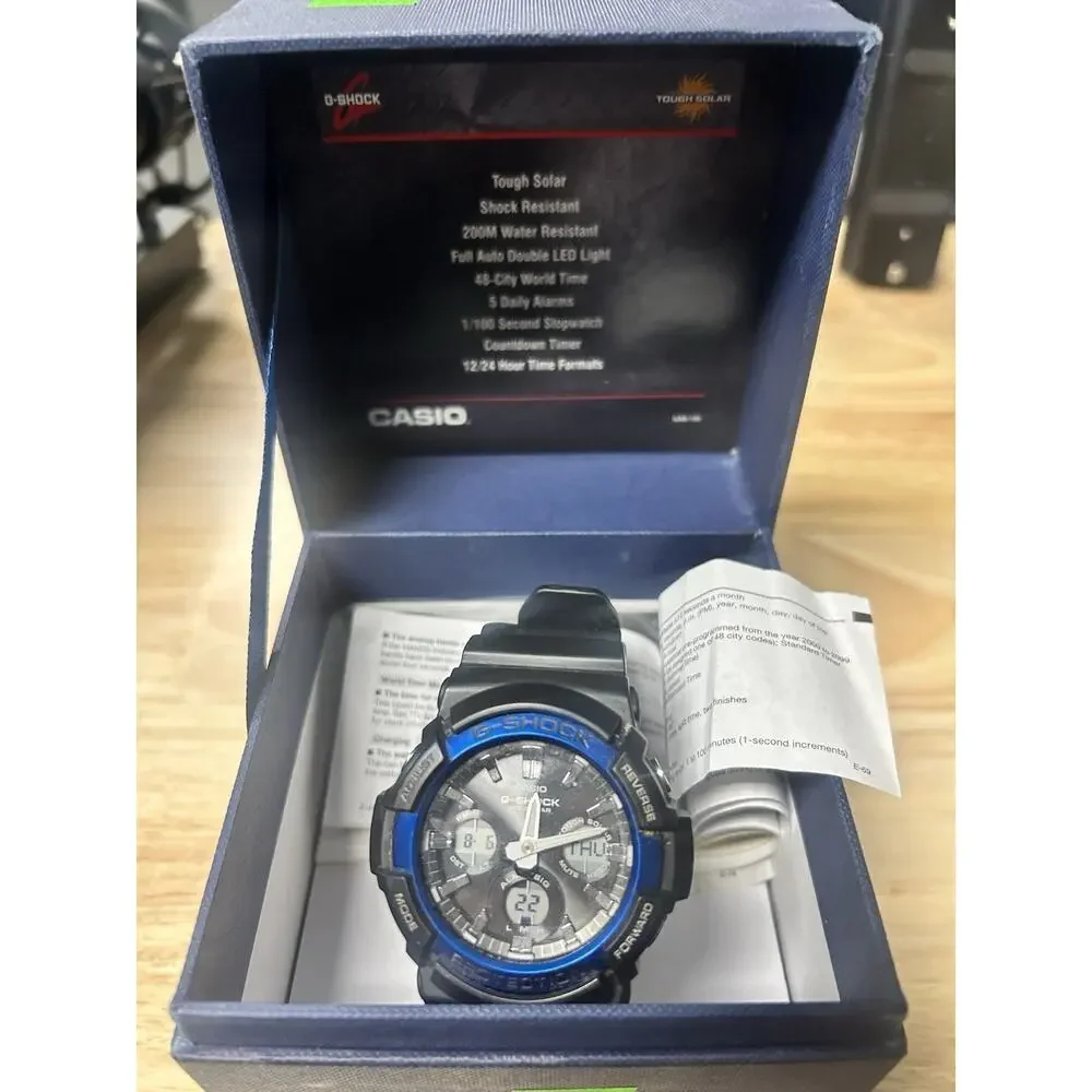 CASIO G-SHOCK Black/Blue Watch
